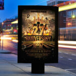 Anniversary Party - Premium Flyer Template + Facebook Cover - Image 2