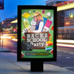 Back To School Party Vol.4 - Premium Flyer Template + Facebook Cover - Image 2