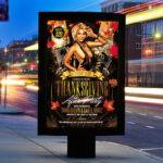 Thanksgiving After Party - Premium Flyer Template + Facebook Cover - Image 2