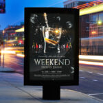 Weekend Friday Drink - Premium Flyer Template + Facebook Cover - Image 2