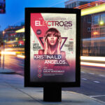 Electro - Premium Flyer Template + Facebook Cover - Image 2