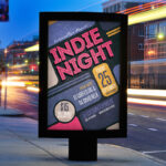 Indie Night Vol.2 - Premium Flyer Template + Facebook Cover - Image 2