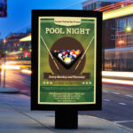 Pool Night - Premium Flyer Template + Facebook Cover - Image 2