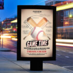 Baseball Game - Premium Flyer Template + Facebook Cover - Image 2