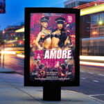 Dj Amure Night - Premium PSD Flyer Template - Image 2