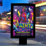 Paint Night Party - Premium PSD Flyer Template - Image 2