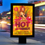 Hot Summer - Premium Flyer Template + Facebook Cover - Image 2