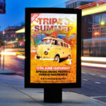 Trip To Summer - Premium Flyer Template + Facebook Cover - Image 2