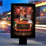 Casino Night Party - Premium Flyer Template + Facebook Cover - Image 2