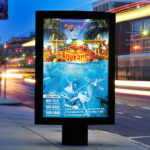 Aquarius Party Night - Premium Flyer Template + Facebook Cover - Image 2