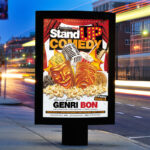 Stand Up Comedy - Premium Flyer Template + Facebook Cover - Image 2