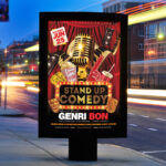 Stand Up Comedy Vol.2 - Premium Flyer Template + Facebook Cover - Image 2