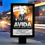 Special Guest Dj Avida - Premium Flyer Template + Facebook Cover - Image 2