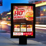 Hot Burger - Premium Flyer Template + Facebook Cover - Image 2