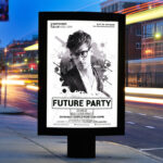 Future Party - Premium Flyer Template + Facebook Cover - Image 2