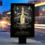 Champagne Dining Room - Premium Flyer Template + Facebook Cover - Image 2