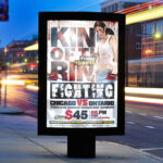 King Of The Ring - Premium Flyer Template + Facebook Cover - Image 2