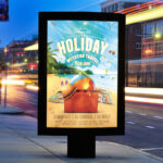 Summer Holiday Travel - Premium Flyer Template + Facebook Cover - Image 2