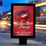 Valentine Romantic Love Party - Free Club and Party Flyer PSD Template - Image 2