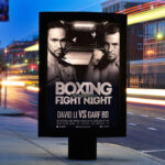 Boxing Fight Night - Premium Flyer Template + Facebook Cover - Image 2