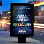 Cosmic Bowling - Premium Flyer Template + Facebook Cover - Image 2