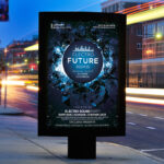Electro Future Vol.3 - Premium Flyer Template + Facebook Cover - Image 2