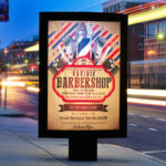 Barbershop - Premium Flyer Template + Facebook Cover - Image 2