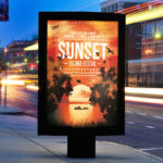 Sunset Summer Festoval - Premium Flyer Template + Facebook Cover - Image 2