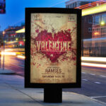 Valentine Party Night - Premium PSD Flyer Template - Image 2