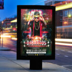 Special Guest DJ Bartos - Premium PSD Flyer Template - Image 2