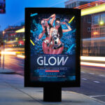 Glow - Premium Flyer Template + Facebook Cover - Image 2