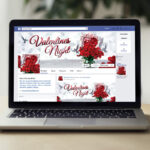Merry Christmas Party - Premium Flyer Template + Facebook Cover