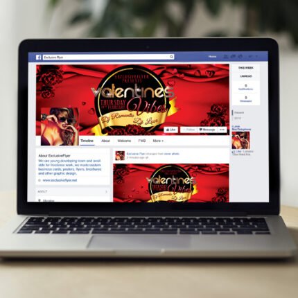 Winter Bash - Premium Flyer Template + Facebook Cover
