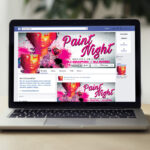Paint Night - Premium Flyer Template + Facebook Cover - Image 4