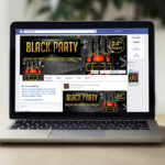 Black Party - Premium Flyer Template + Facebook Cover - Image 4