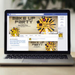 Make Up Party - Premium Flyer Template + Facebook Cover - Image 4