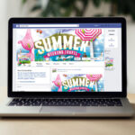 The Summer Weekend Travel - Premium Flyer Template + Facebook Cover - Image 4