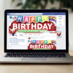 Kids Happy Birthday - Premium Flyer Template + Facebook Cover - Image 4