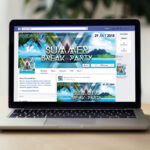 Summer Break Party - Premium Flyer Template + Facebook Cover - Image 4