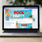 Pool Party - Premium Flyer Template + Facebook Cover - Image 4