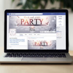 Black and White Party - Premium Flyer Template + Facebook Cover - Image 4