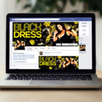 Black Dress Party - Premium Flyer Template + Facebook Cover - Image 4