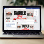 Barber Shop Vol.2 - Premium Flyer Template + Facebook Cover - Image 4