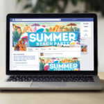 Summer Beach Party - Premium Flyer Template + Facebook Cover - Image 4