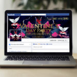 Valentines Day Party – Premium Flyer Template + Facebook cover - Image 4