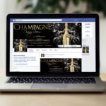 Champagne Dining Room - Premium Flyer Template + Facebook Cover - Image 4