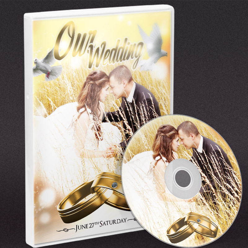 46.jpg Wedding Day - Premium PSD DVD Cover Template - Image 1