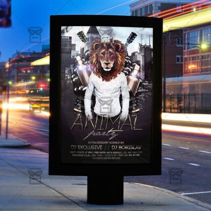 animal-party-premium-flyer-template-facebook-cover-3