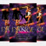 Ballet Dance - Premium Flyer Template + Facebook Cover
