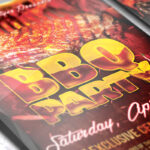 BBQ Party - Premium Flyer Template + Facebook Cover - Image 3